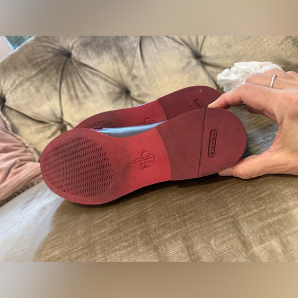 Cole Haan women’s penny loafers preppy brown leather red stitch sz 10 Nike sole - Picture 12 of 14